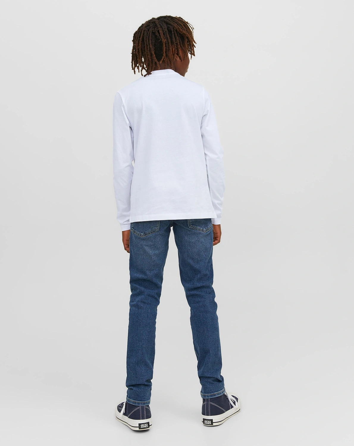 Langarmshirt LOGO in white