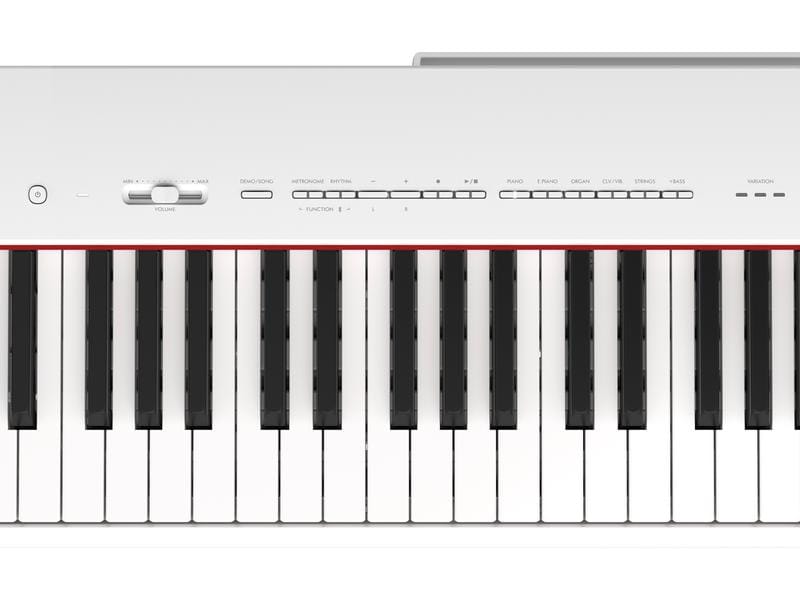 Yamaha E-Piano P-225WH Kompaktes Digitalpiano mit Klang und Funktionen für fortgeschrittene Spieler