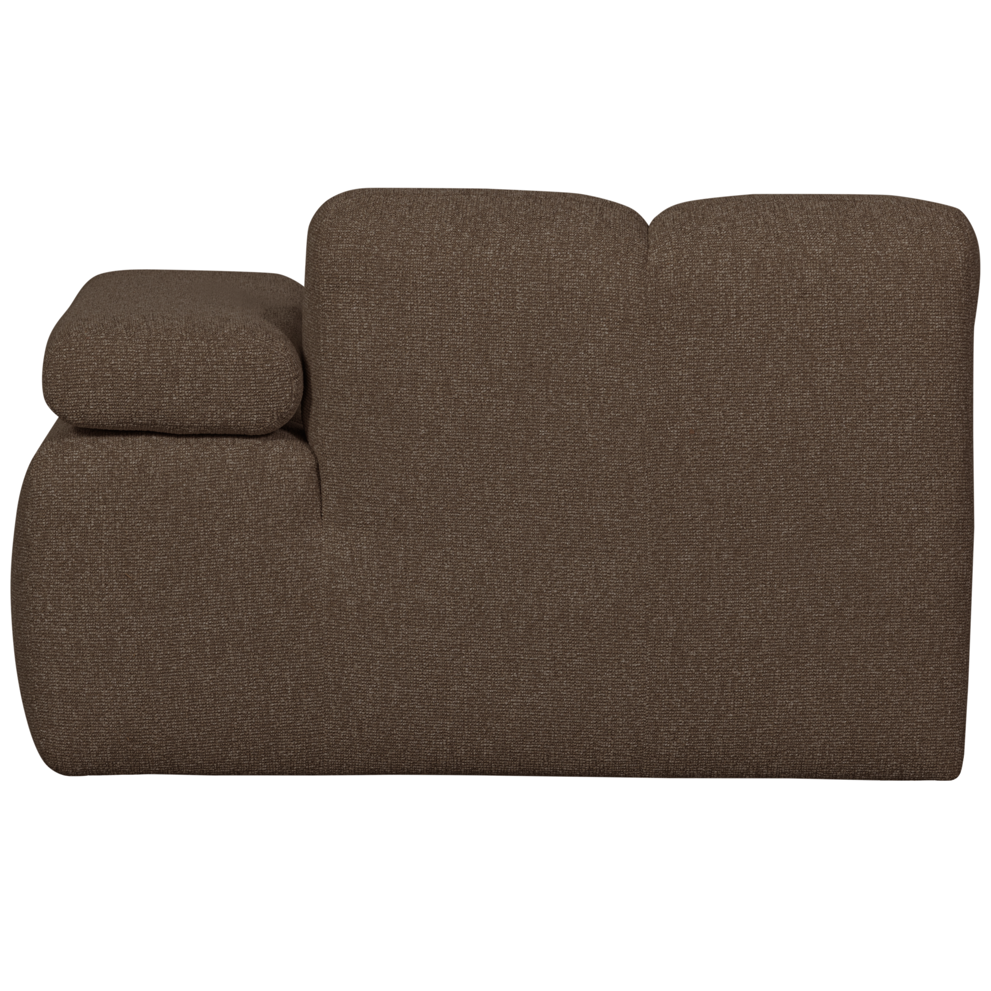 Chaise Longue Mojo Element Mojo Chaise Longue Element Rechts - Bouclé - Bruin Melange