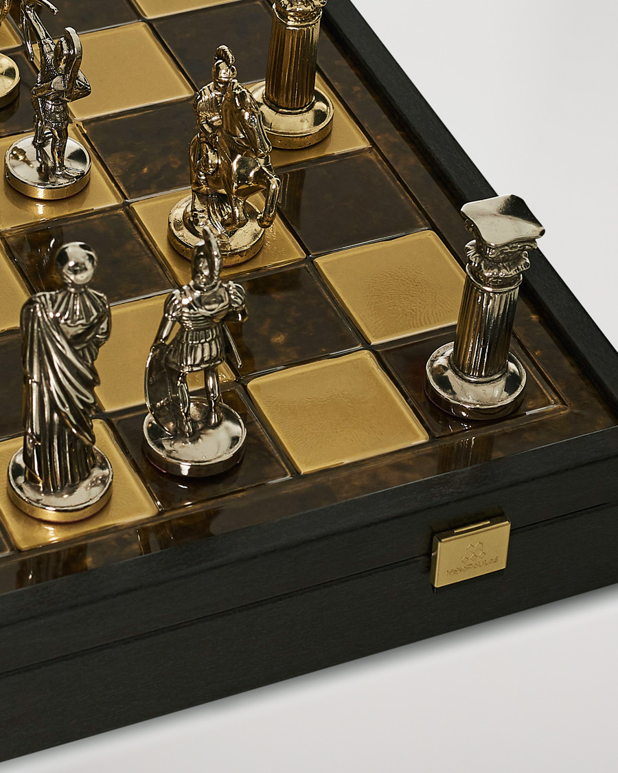 Manopoulos Archers Chess Set Brown
