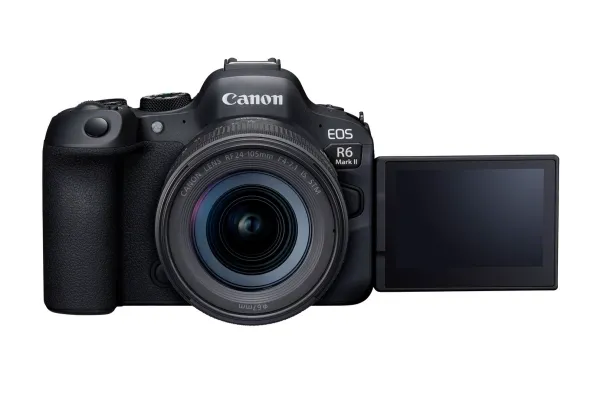 Canon EOS R6 MARK II   RF 24-105 F4-7.1 IS STM, 24,2 MP, CMOS, Berøringsskærm, 588 g, Sort