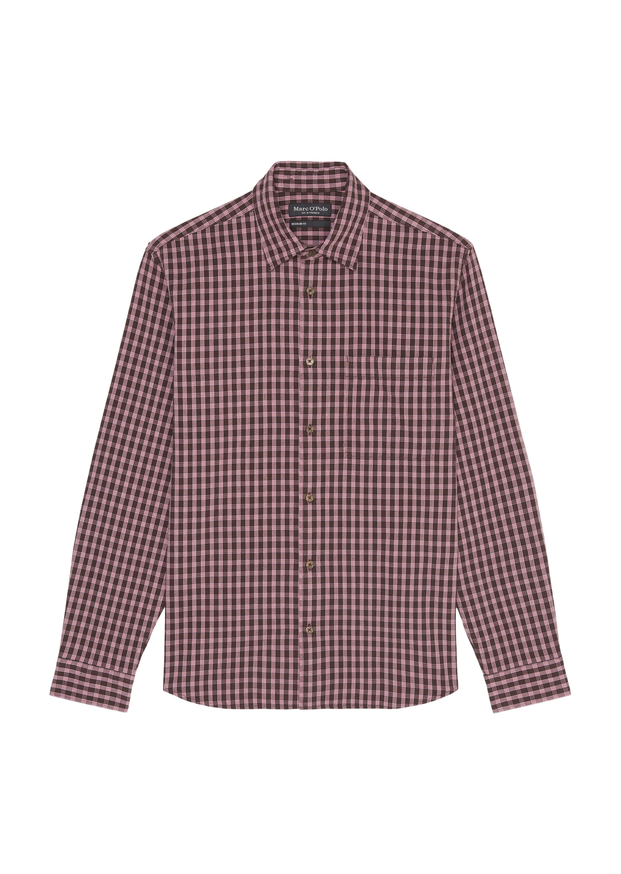 Hemd regular in softem Organic-Cotton-Check