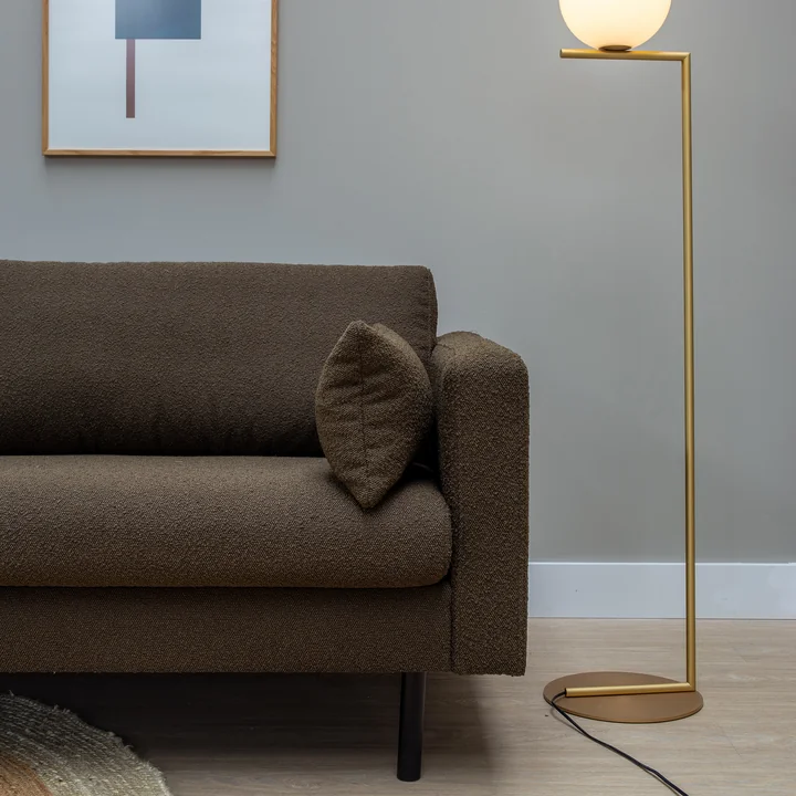 Nuuck - Mette Ecksofa, 282 x 92 cm, Recamiere rechts, hellgrau