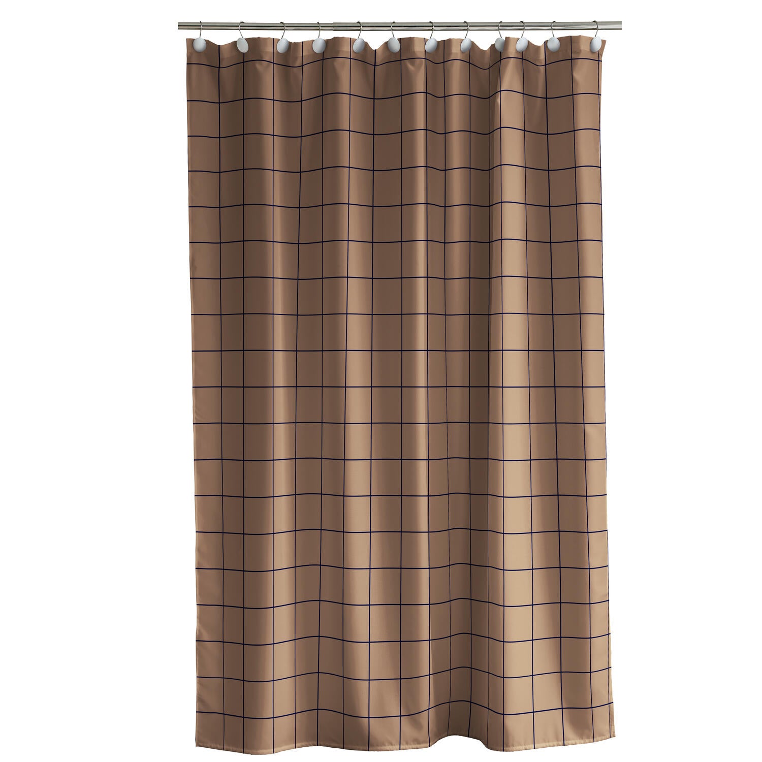 Södahl  Badeforhæng, Warm Taupe - 180x200 cm.
