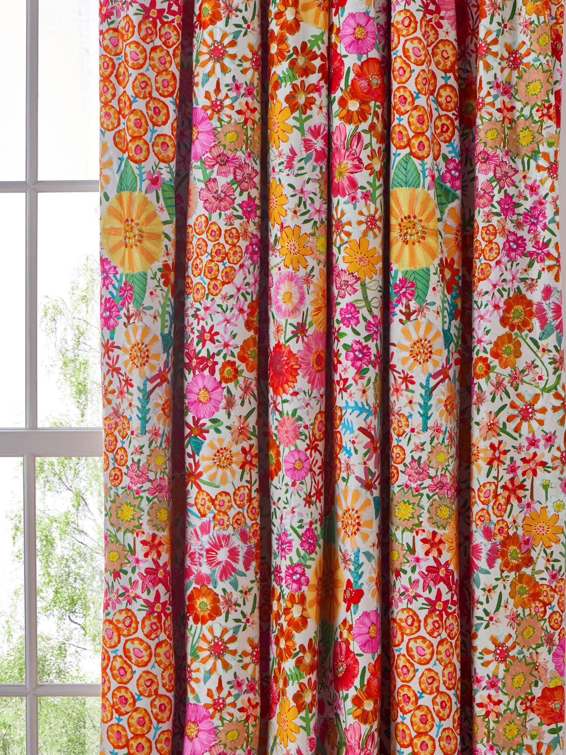 Lucy Tiffney Pencil Pleat Blackout Curtains