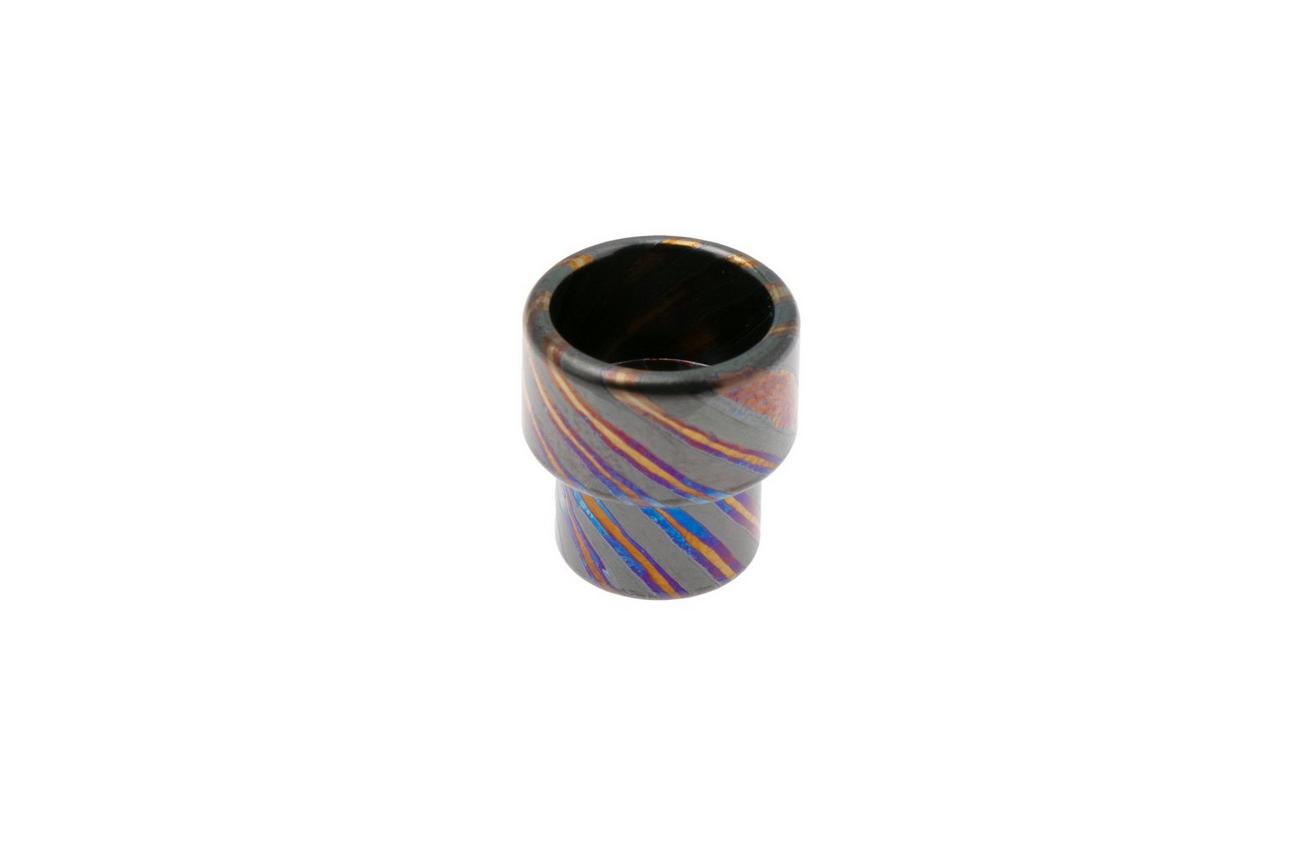 Daily Customs Simple Bead Plain DSC Zitanium, paars zilver