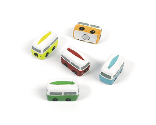 Decoratieve magneten camper, set van 5