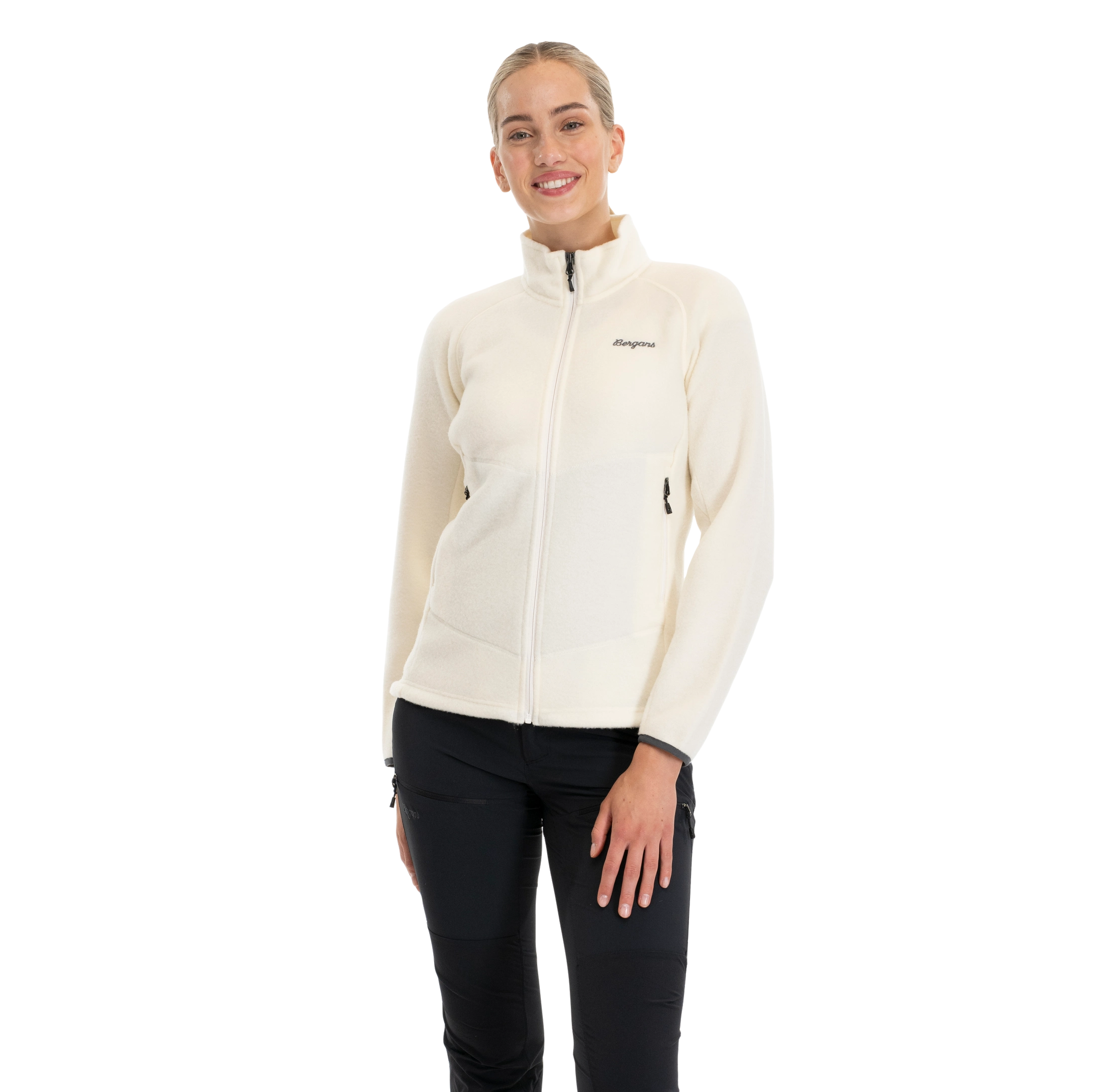 Rabot Merino Fleece Midlayer Jacket Women Vanilla White