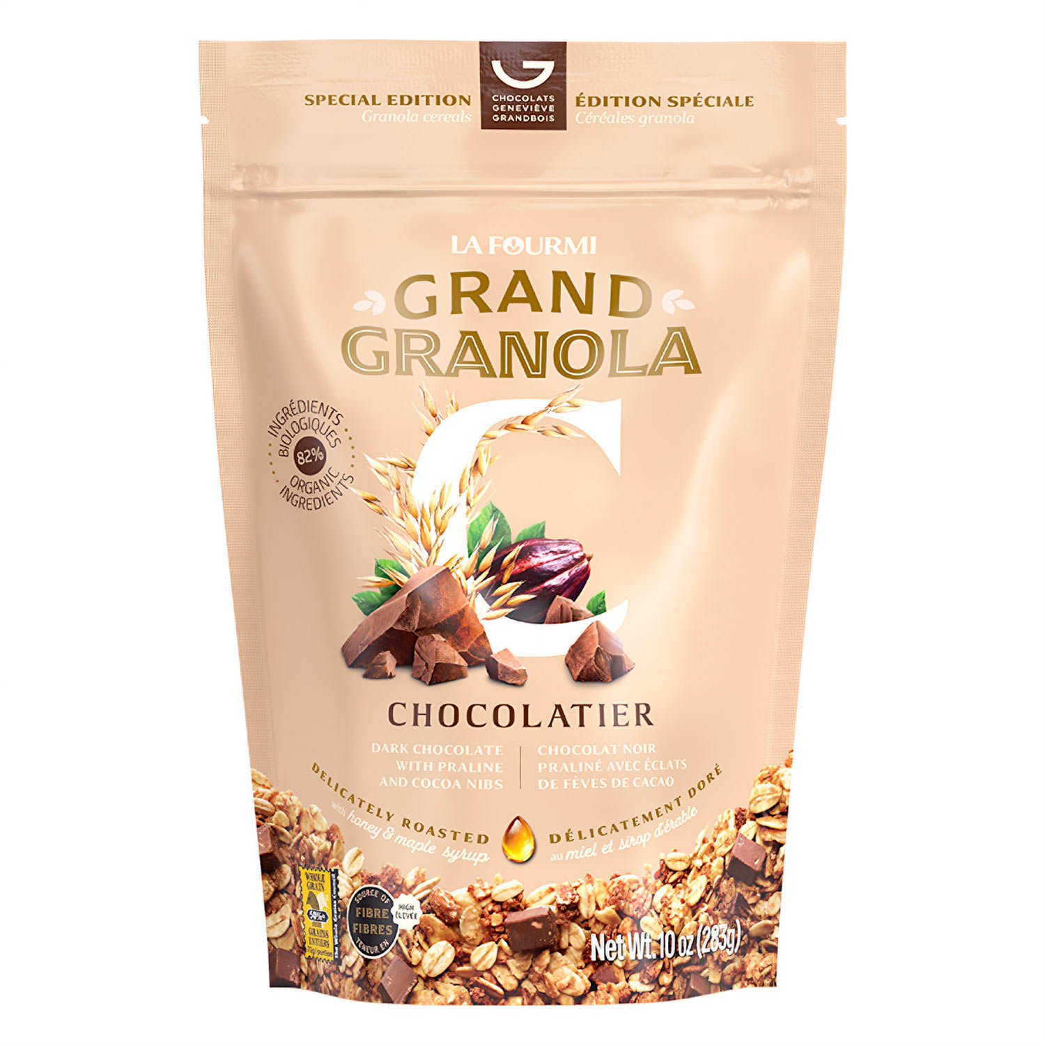 Granola gourmet mélange chocolatier