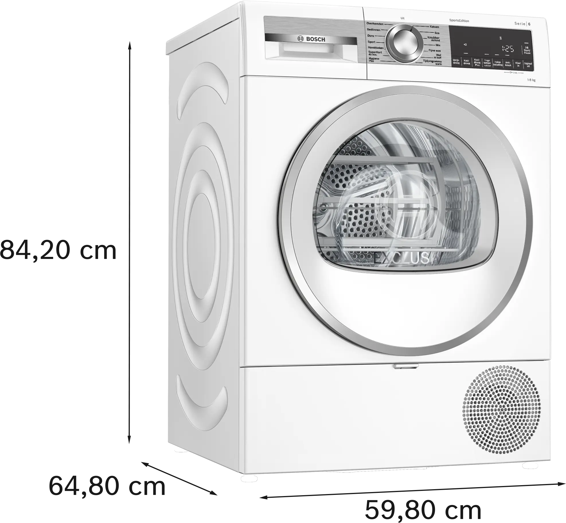 Serie 6 Warmtepompdroger 8 kg