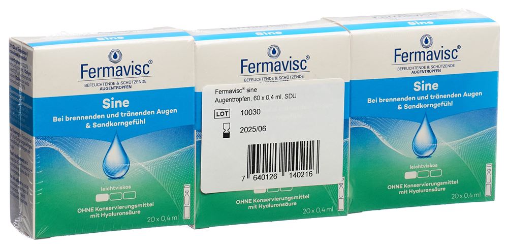 FERMAVISC sine Gtt Opht Monodos 0.4 ml