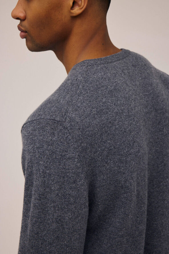 Magasin du Nord Collection Mads 2 - 100% Cashmere Dark grey melange
