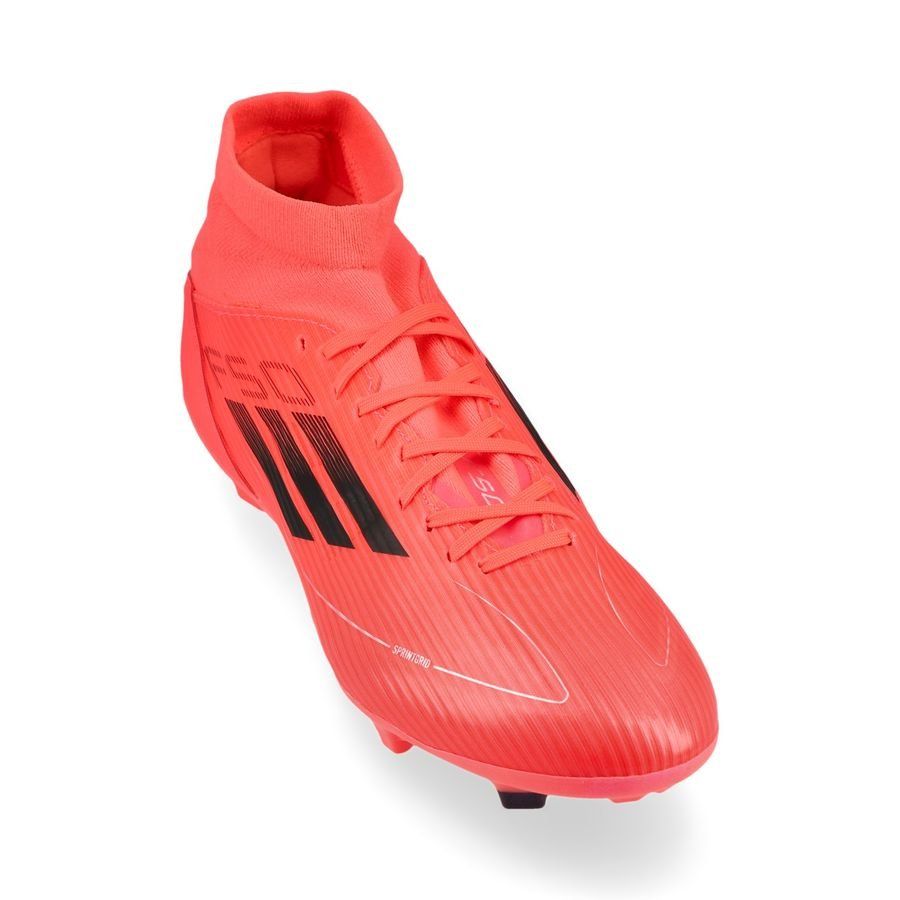 adidas F50 League Mid FG/AG Vivid Horizon - Turbo/Aurora Black/Argenté