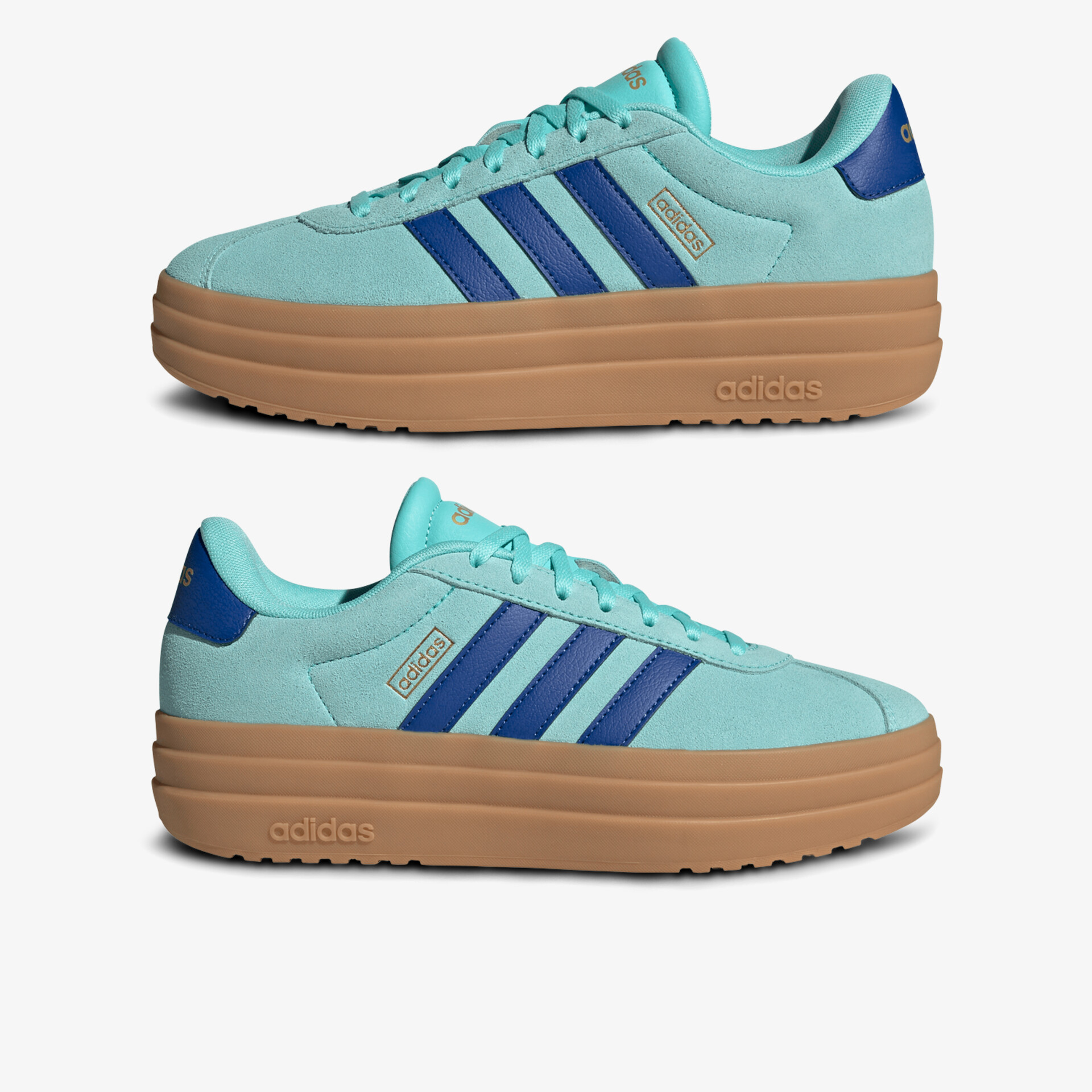 adidas VL COURT BOLD Damen Sneaker Low petrol