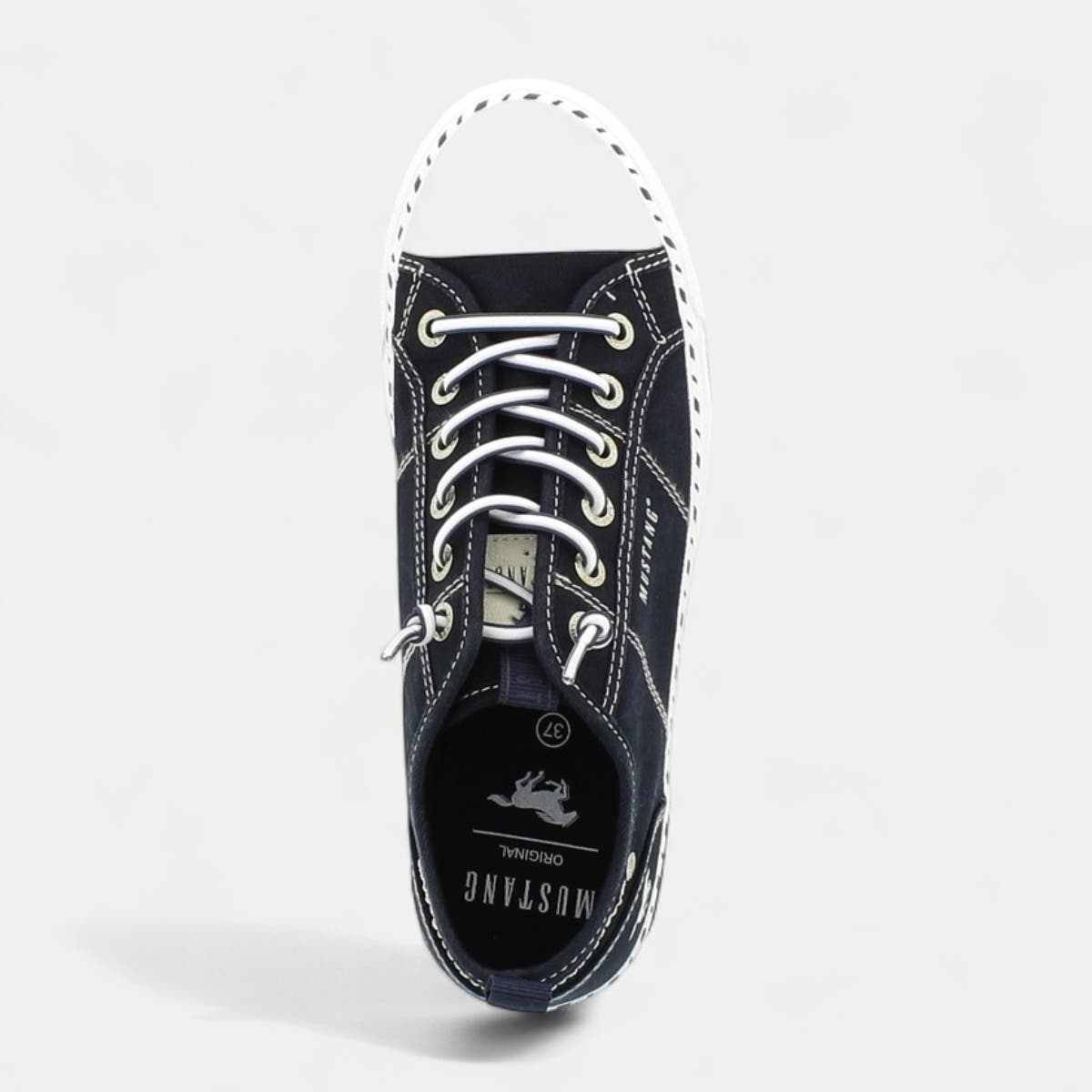 Baskets en toile Femme bleu marine