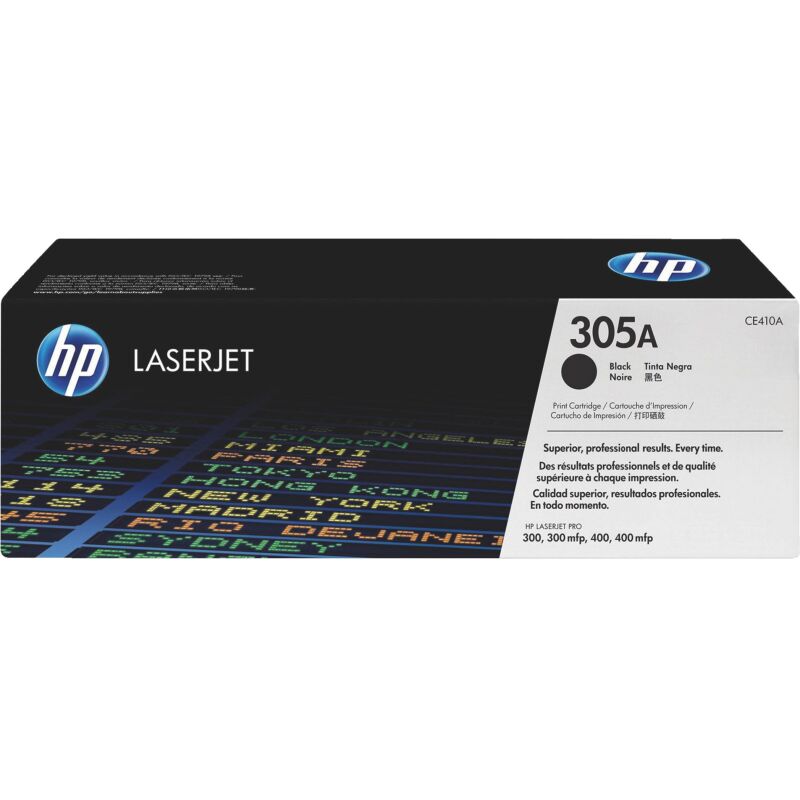 HP 305A - CE410A toner noir pour imprimante laser