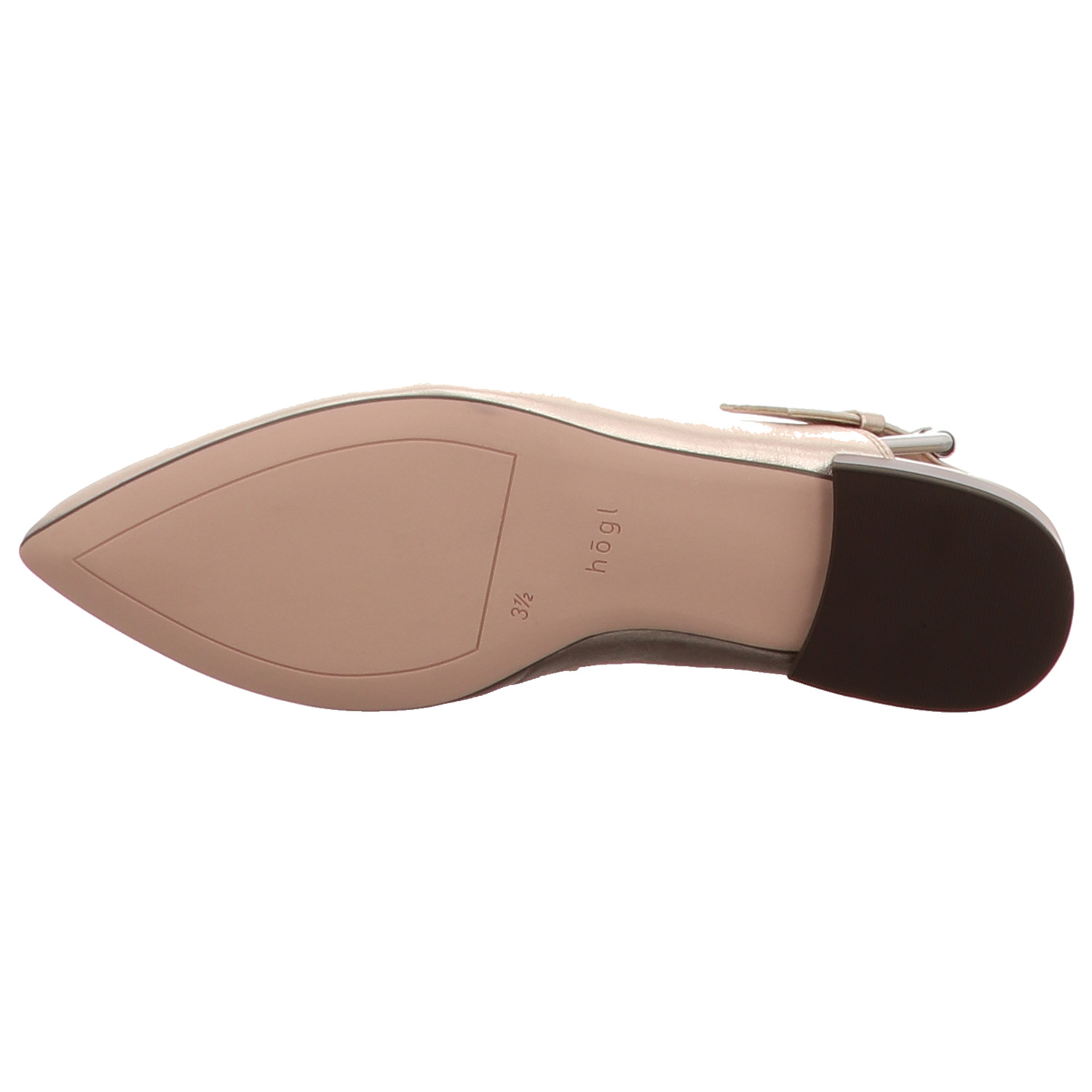 Högl Slingpumps gold gold/silber/bronce