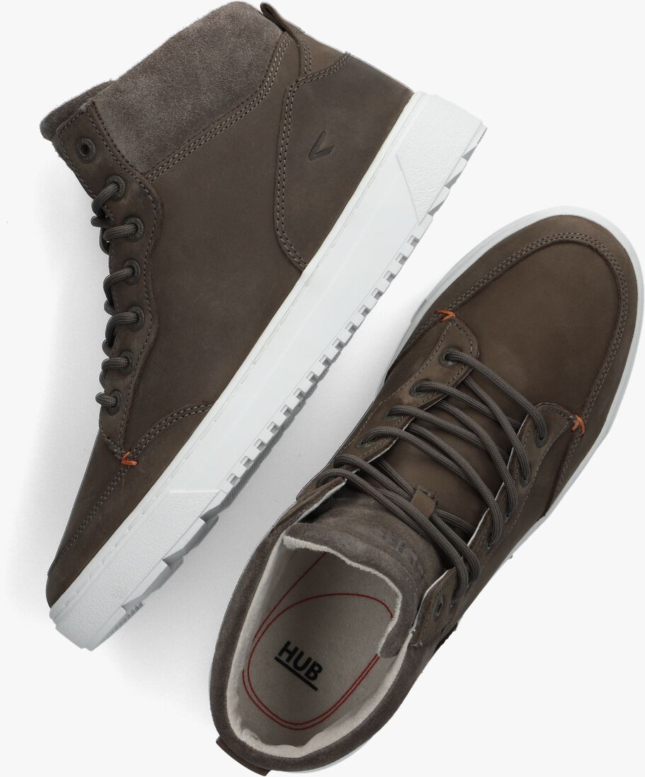 HUB grijze hub hoge sneaker dundee
