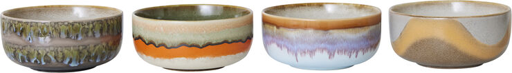 HK Living 70s ceramics dessert bowls reef Multi