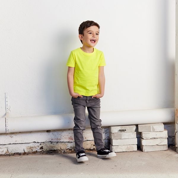 TwoDay jongens basic T-shirt geel