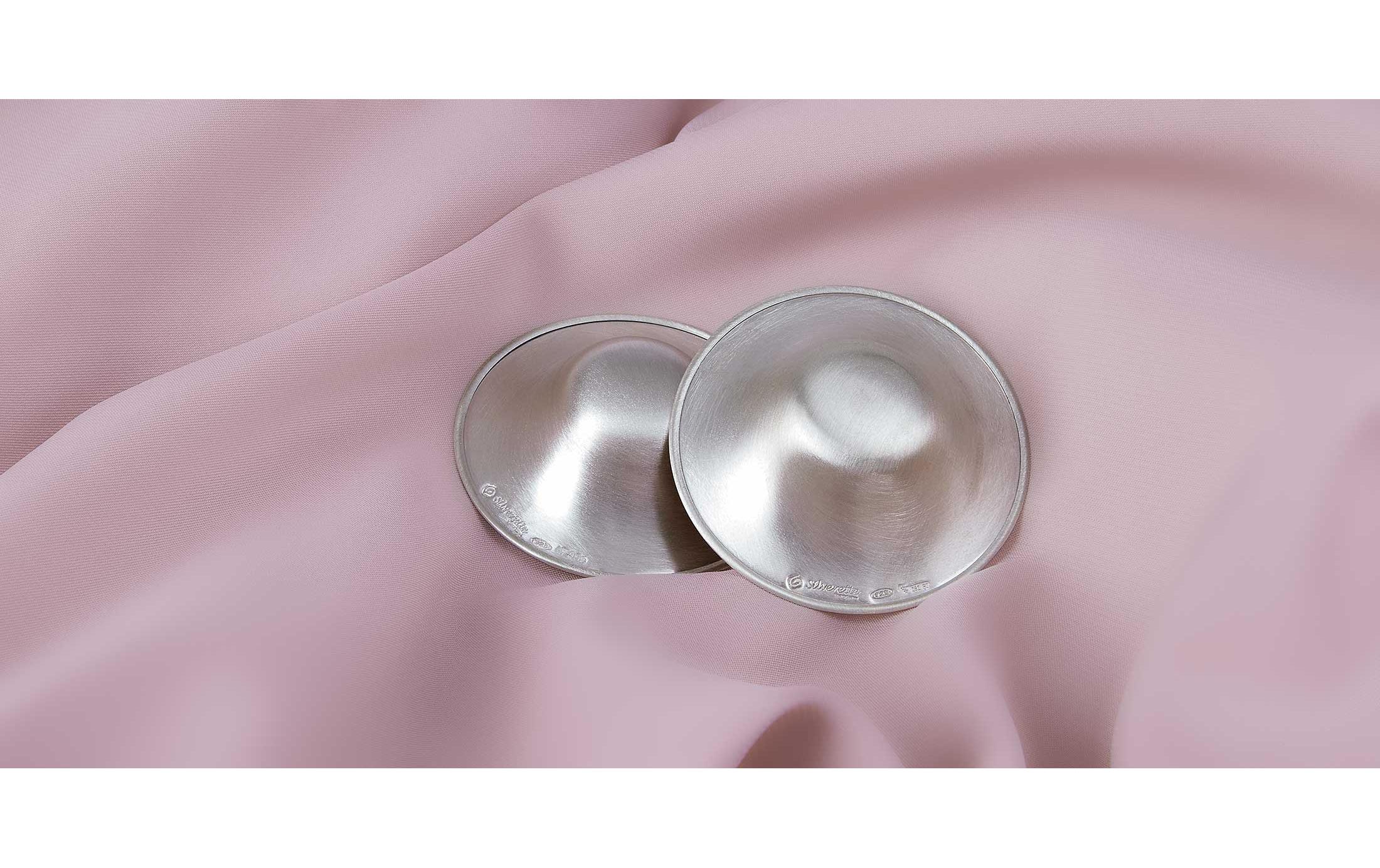 Brusthütchen Silber Regular 2 Stk.Schneller Schutz für Ihre Brustwarzen