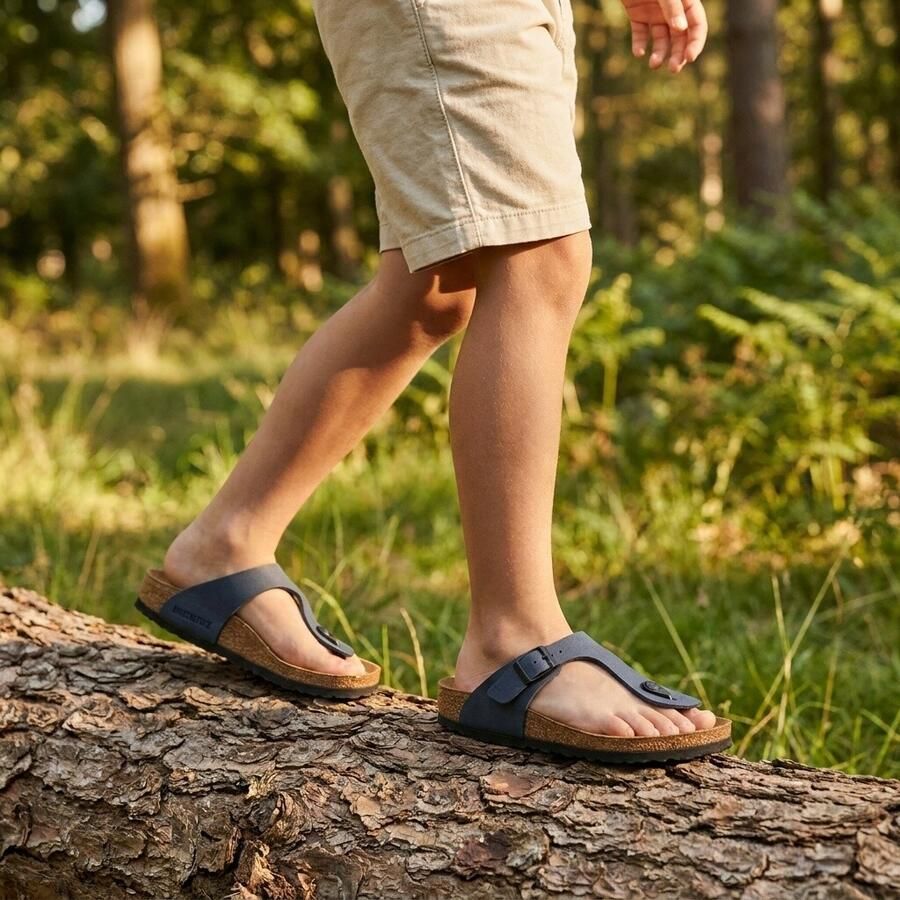Birkenstock Teenslippers GIZEH KIDS met een verstelbaar riempje