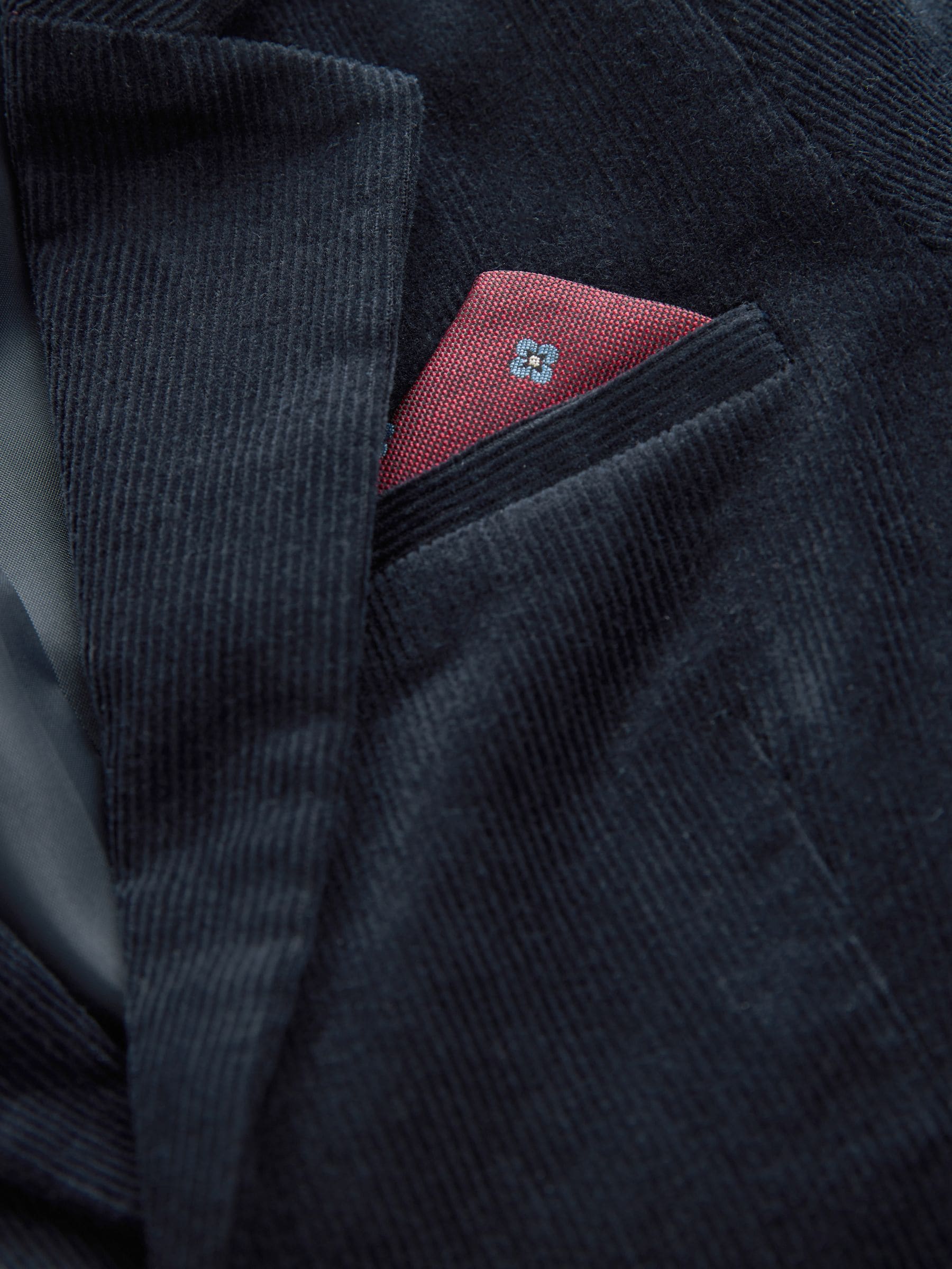 Marineblauw - Corduroy blazer (3mnd-9jr)