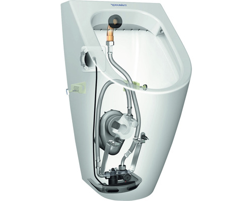 DURAVIT Urinoir voor deksel ME van Starck, achteraansluiting, glanzend wit, 28093000001