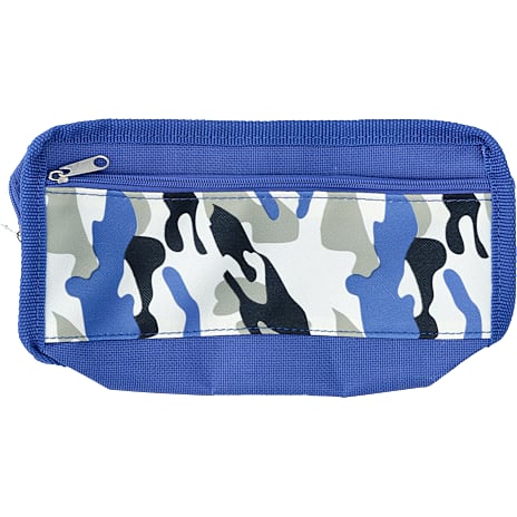 Danpen Junior penalhus - blå/camouflage