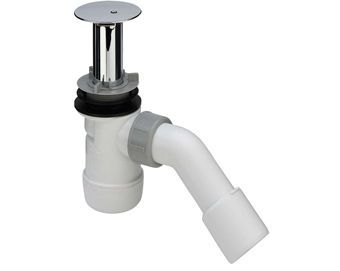 Viega Duoplex douchebakafvoer compleet m. uittrekb. standpijp 75x90x40/50 v. douchebak m. afvoergat Ø52mm chroom