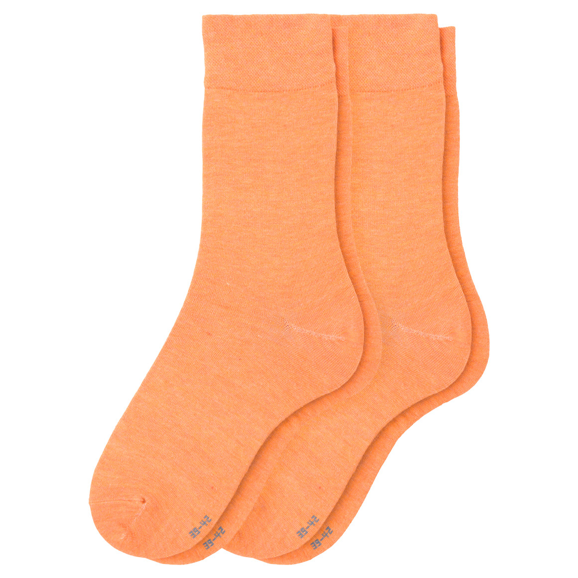 VanVaan 2 Paar Herren Socken mit Viskose aus Bambus hellorange
