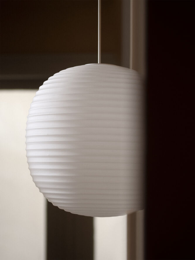New Works Lantern Pendant Ø40 Frosted white