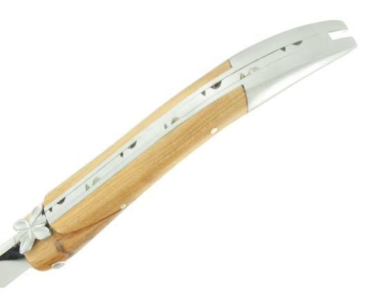 Aubracien 12 cm - Genévrier - 1 mitre Couteau de poche par Laguiole en Aubrac