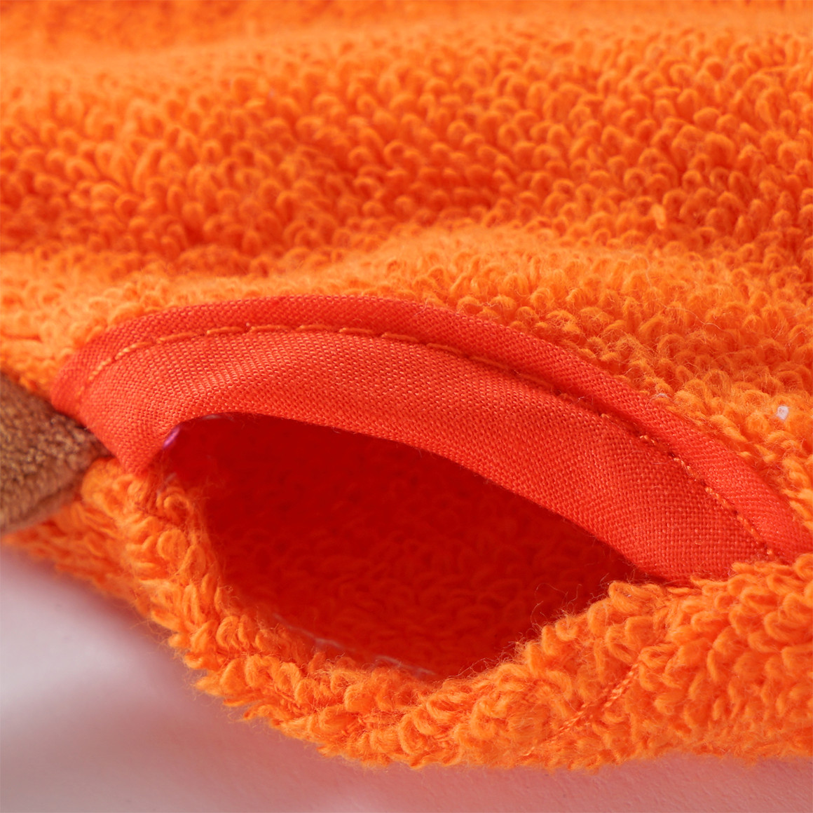 Topomini Waschhandschuh im Orangen-Design orange