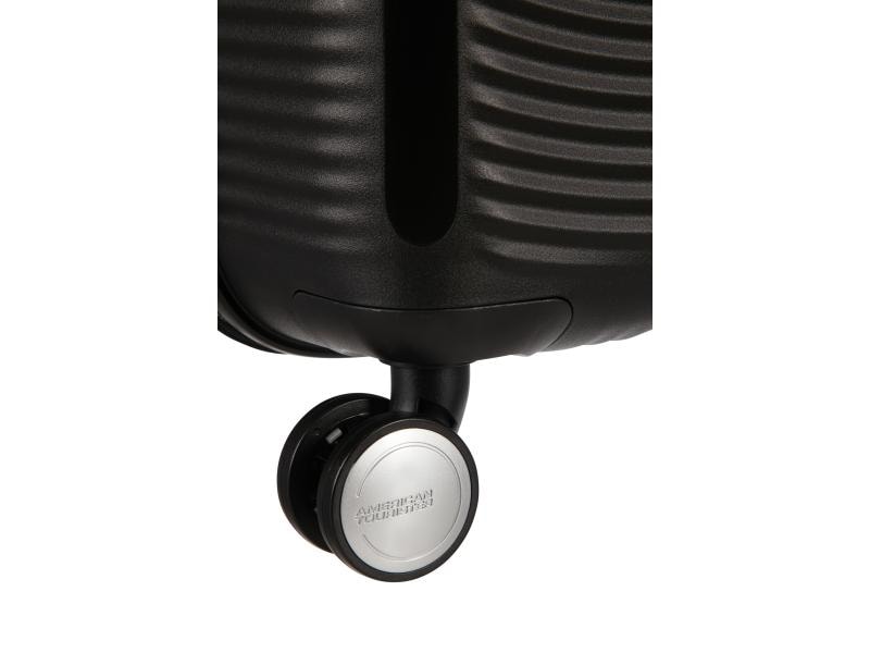 American Tourister Reisekoffer Soundbox 35.5 l, Bass Black Kabinentauglicher Reisekoffer mit 4 Rollen