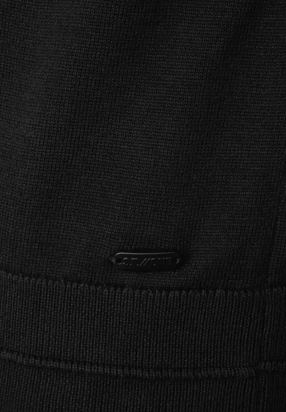 Pullover mit Rollkragen - Black