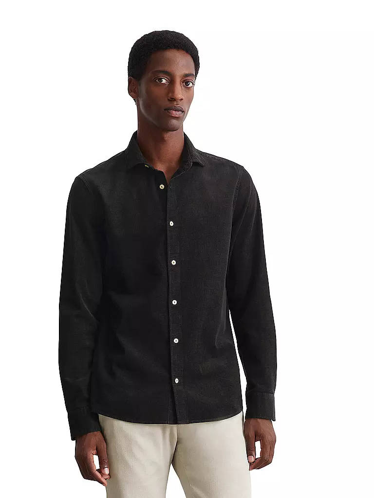 MARC O'POLO Hemd schwarz