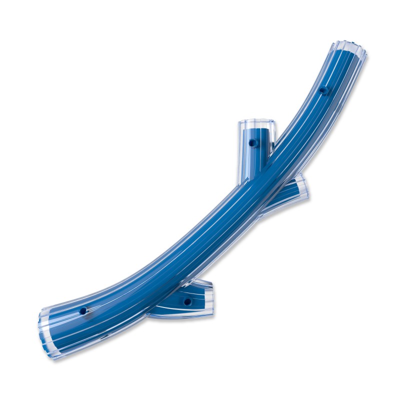 Brinquedo para mastigar Zeus Duo Stick para cães, 30 cm, azul, com aroma de bacon.