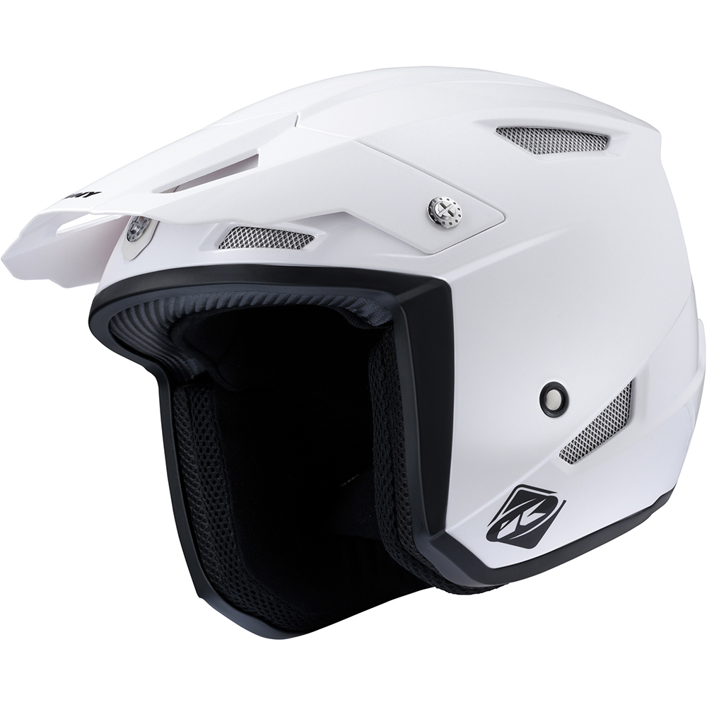 Kenny - Casque Trial-Up Solid Blanc