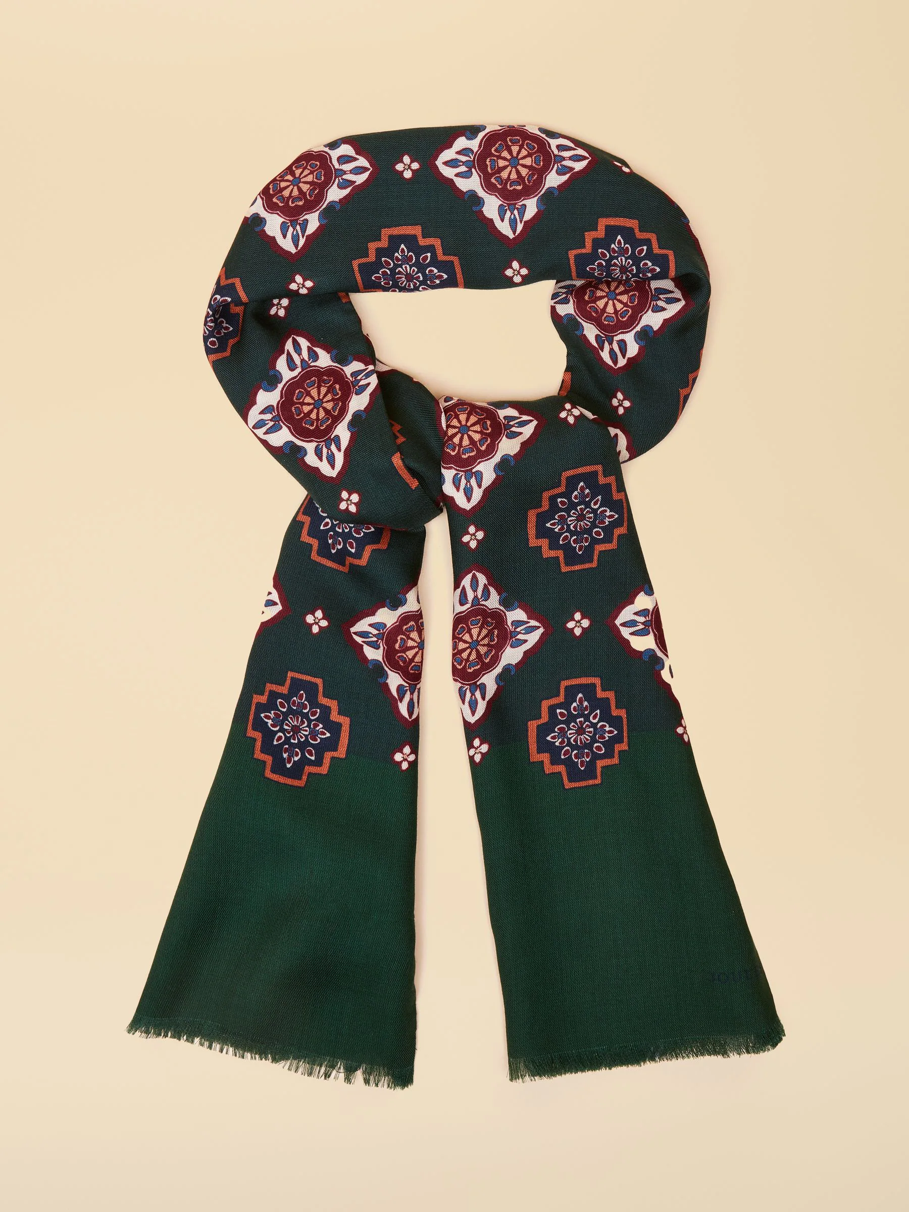 Groen - Joules Mayfair Scarf