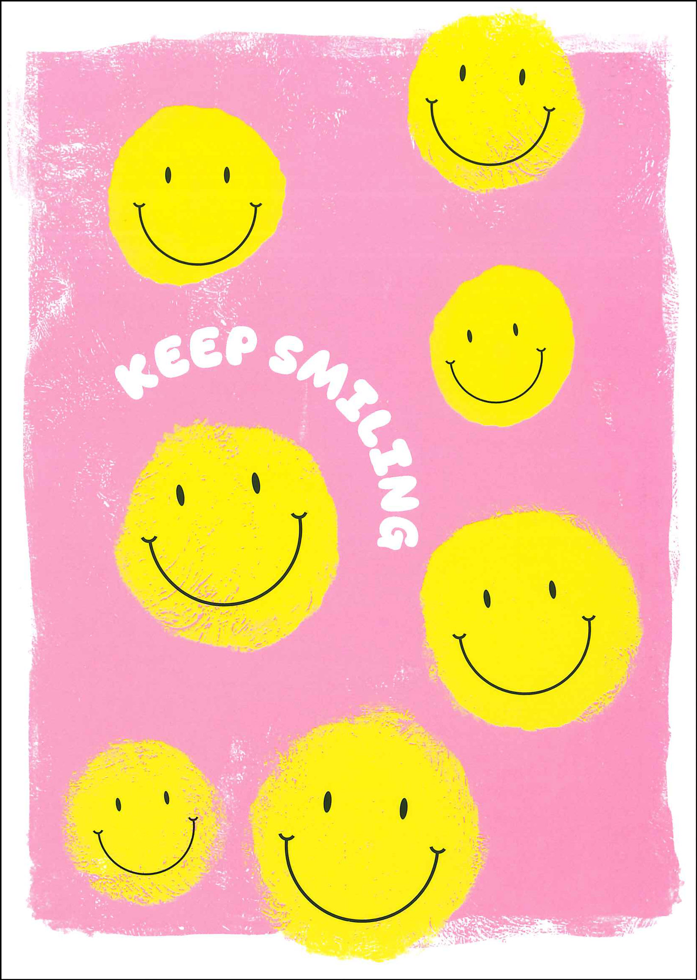 Postkarte 'Keep smiling' günstig bestellen