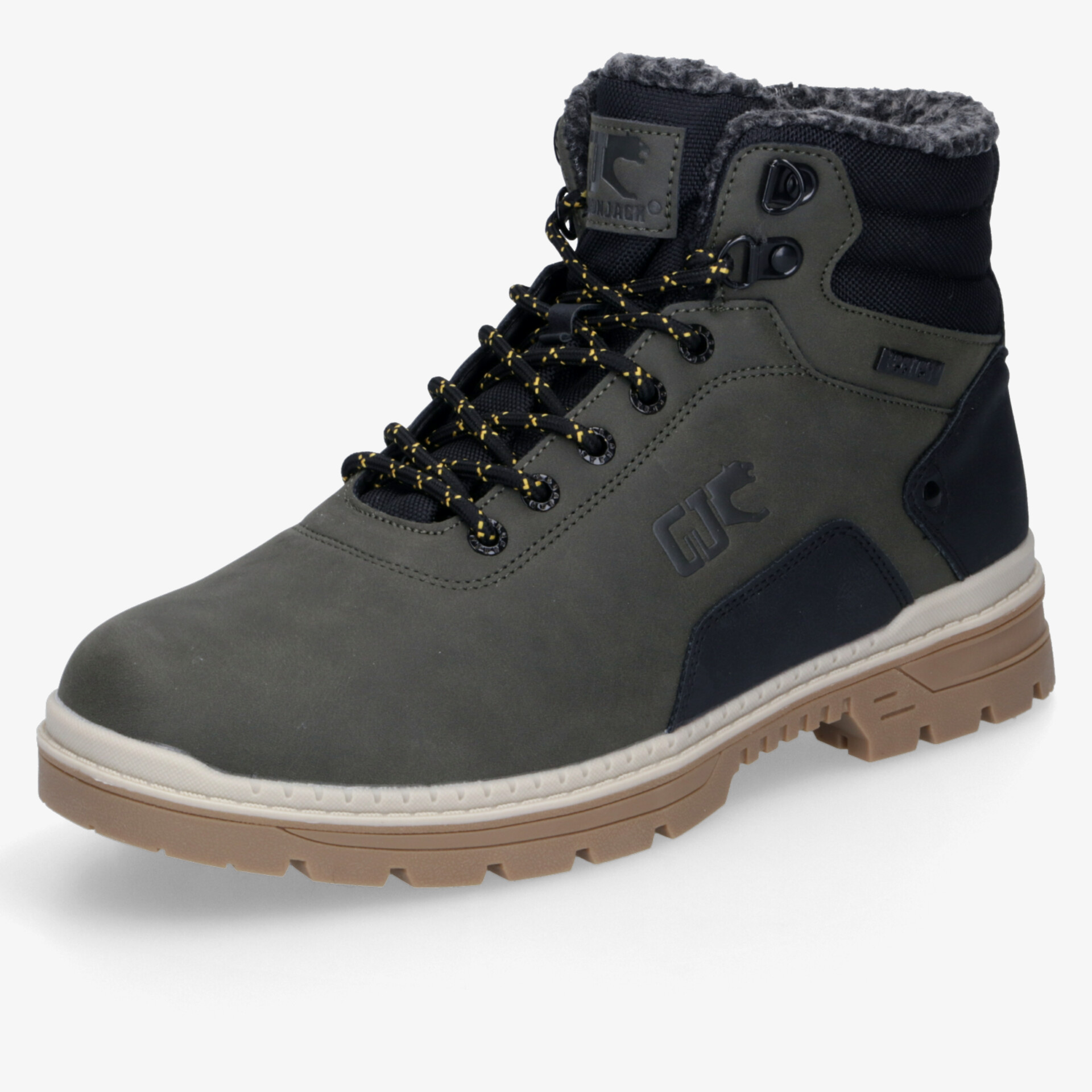 GORDON JACK Kinder Schnürstiefel olive