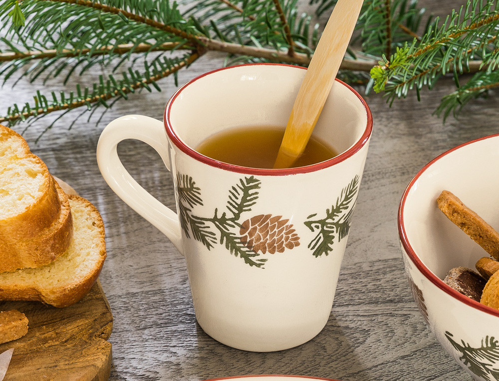 Lot de 2 tasses-Noël au chalet