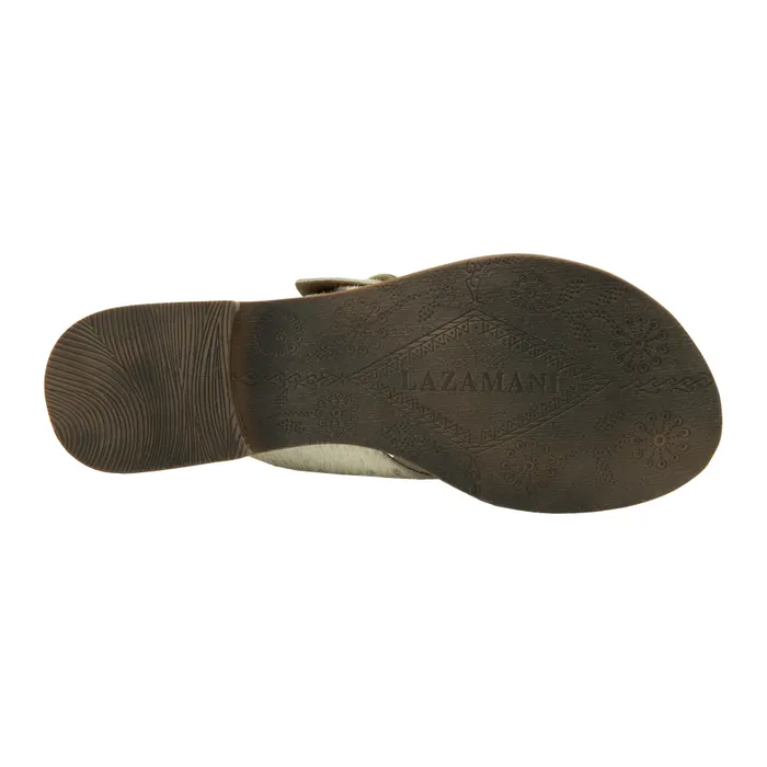 Lazamani Crossed Straps Slippers Dames