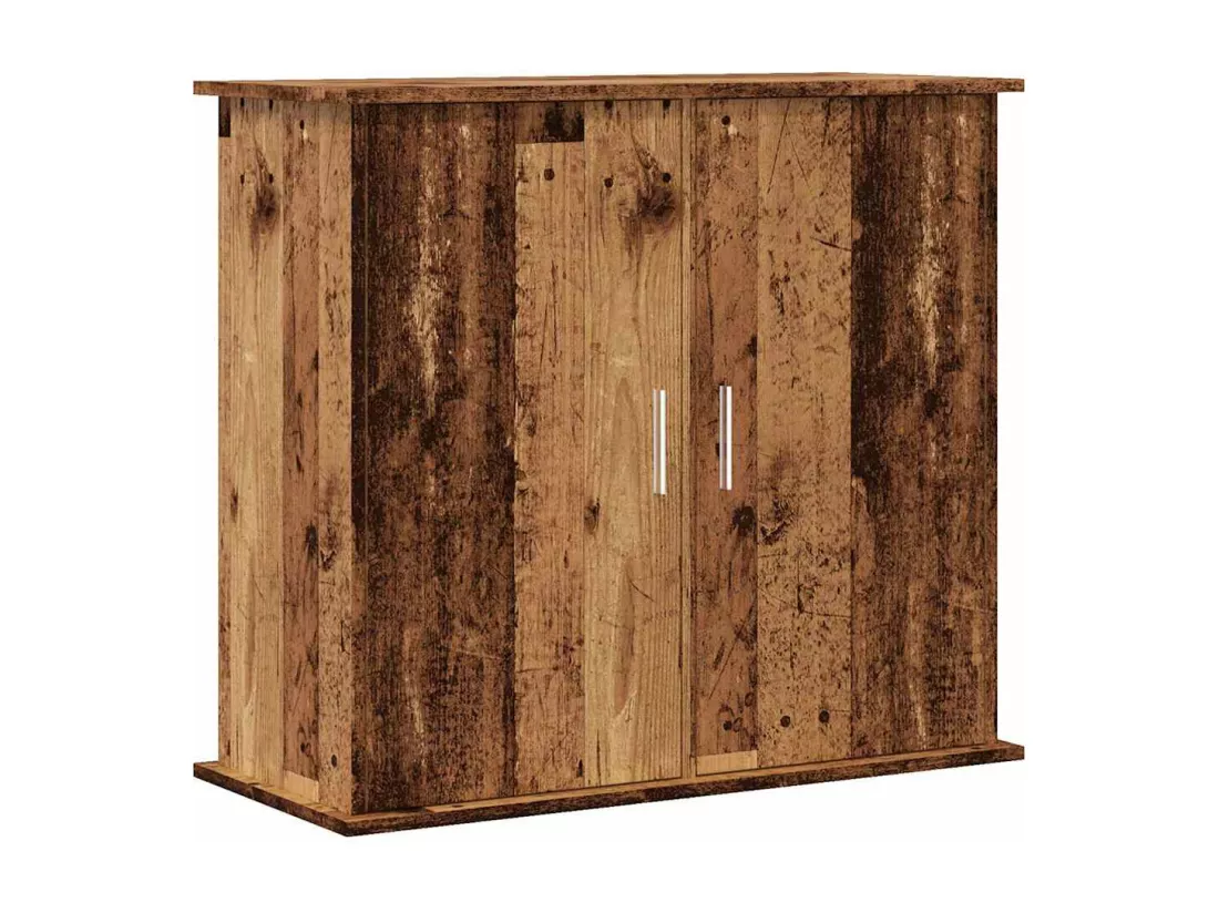 Support pour aquarium vieux bois 81x36x73 cm bois d'ingénierie