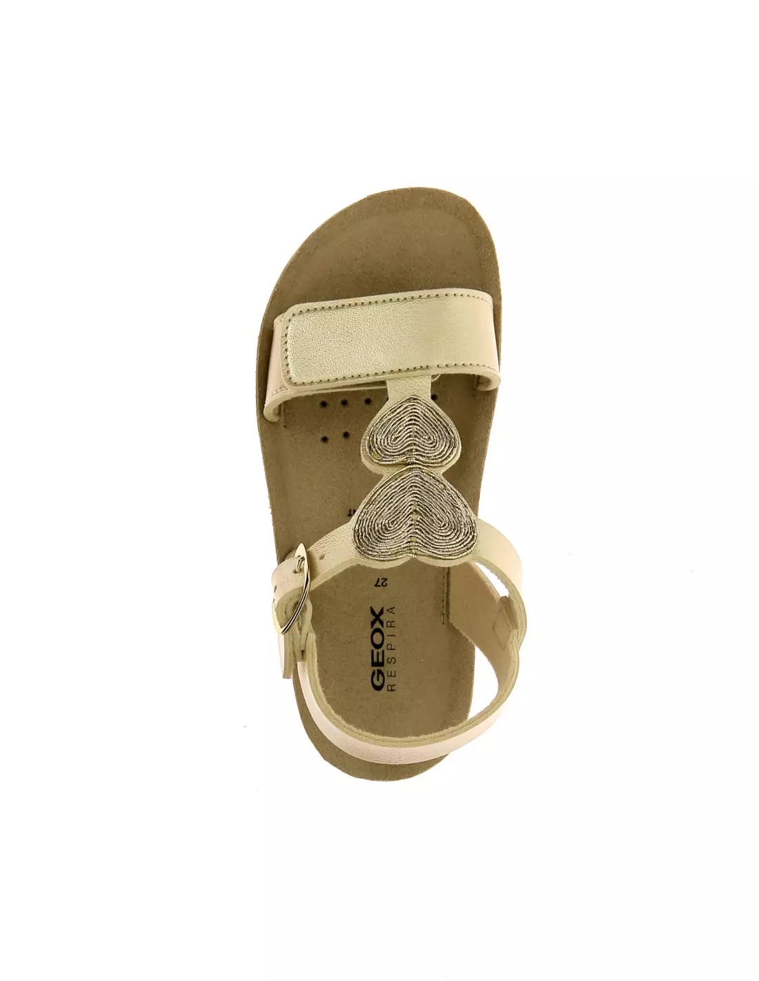 GEOX JS COSTAREI G.D - Sandales & nu-pieds Lightgold