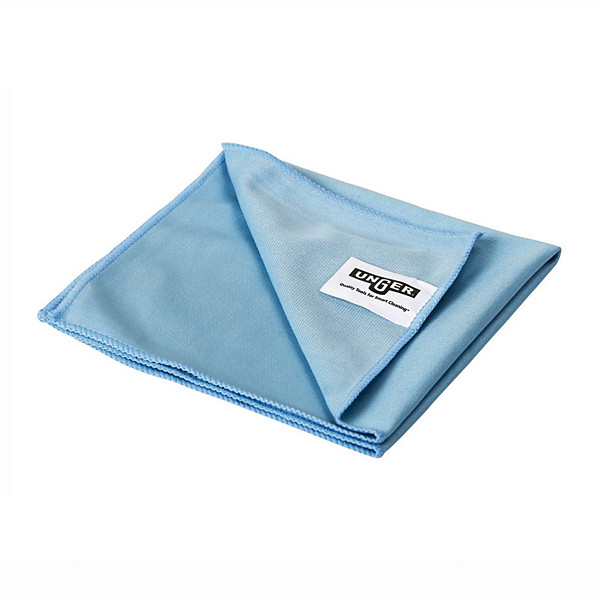 Lavettes microfibres Unger pour vitres 40 x 40 cm, lot de 10