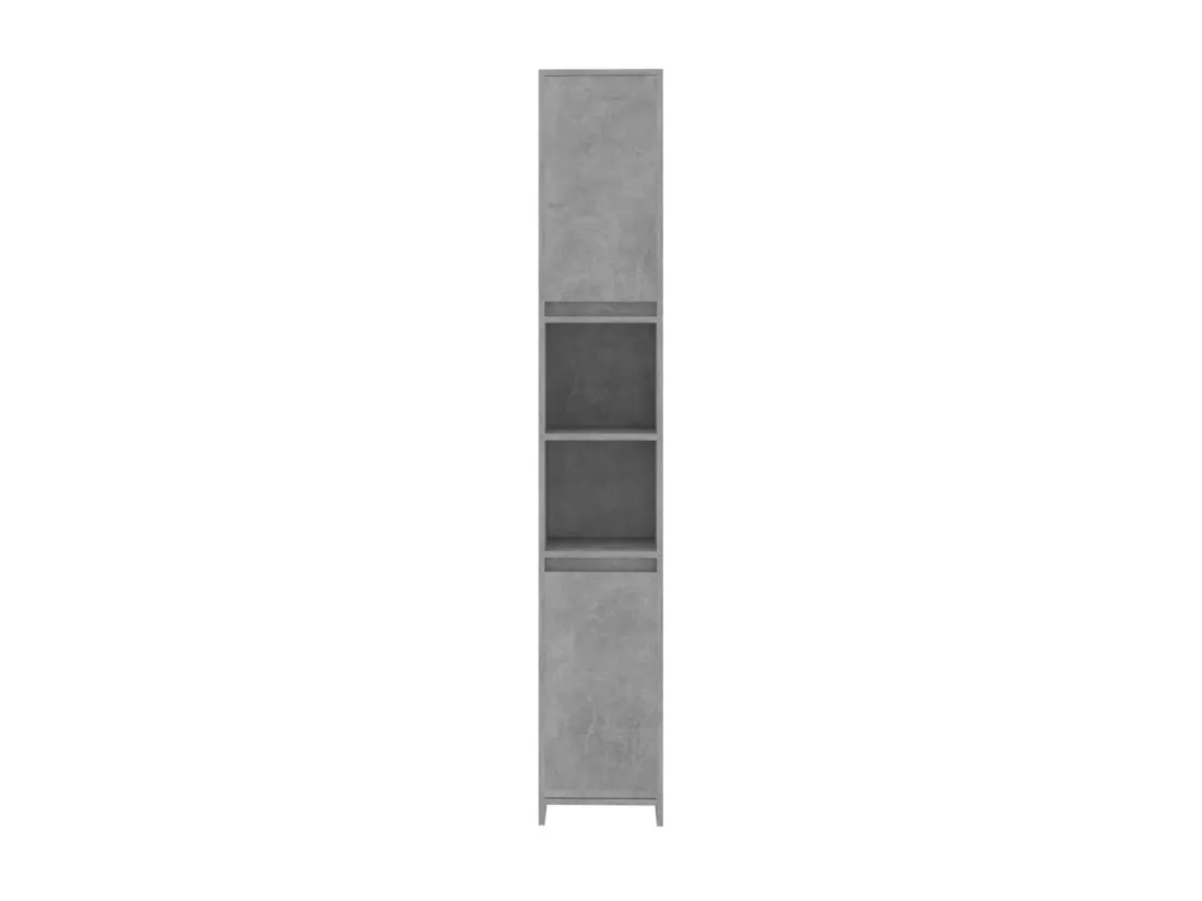 Armoire de salle de bain Gris béton 30x30x183,5 2