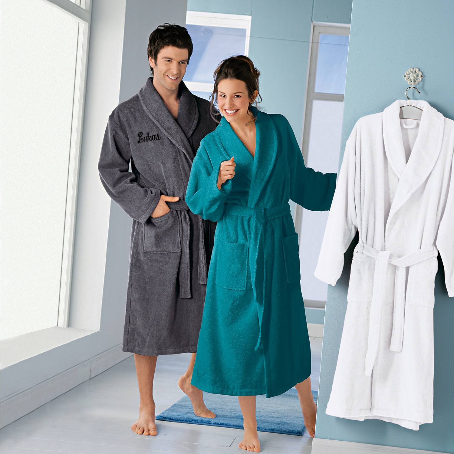 Walk-Frottier Unisex-Bademantel 