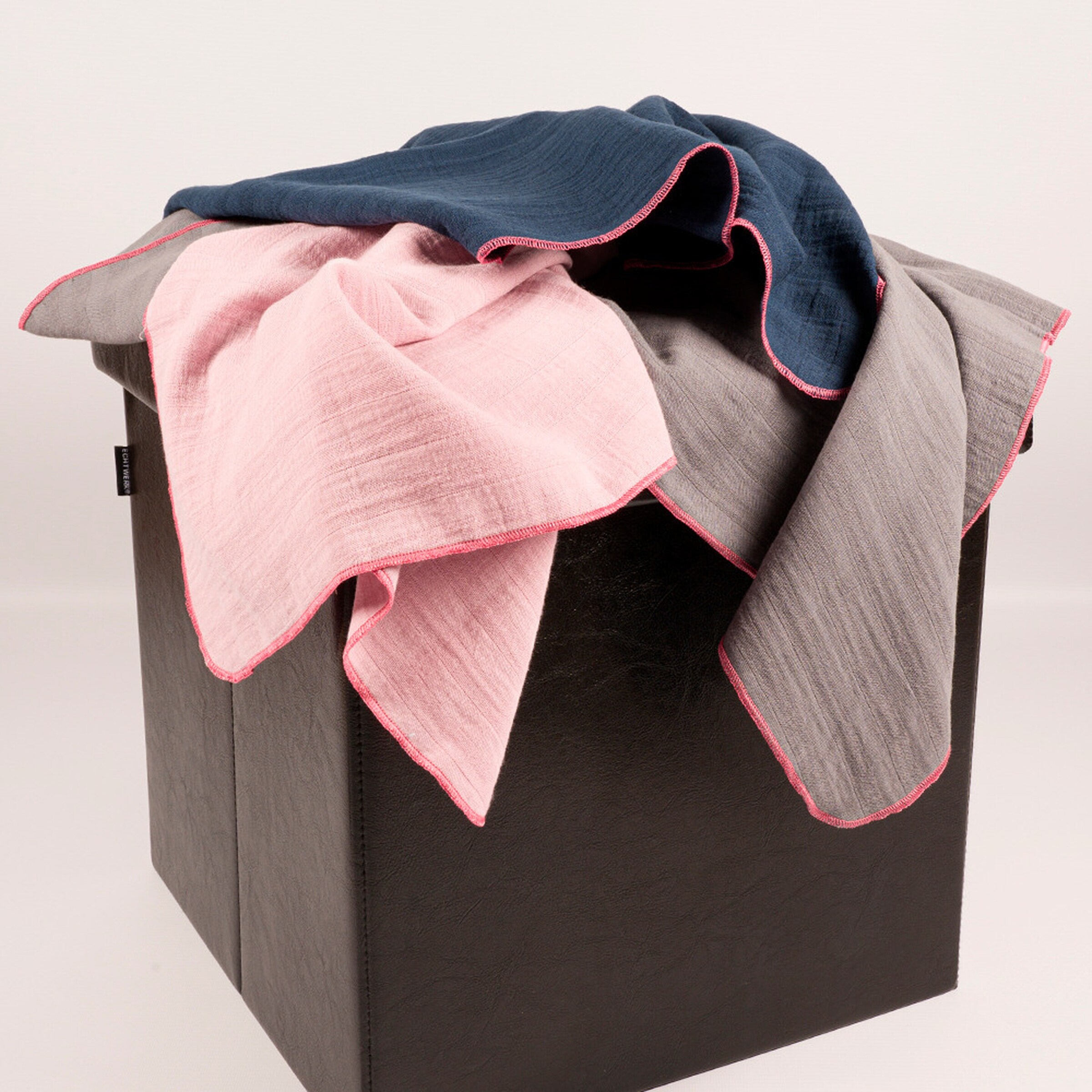 schlummersack Tücher Rosa / Grau / Navy